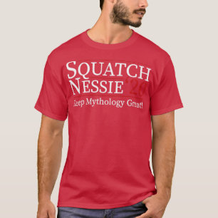 Camiseta Elecciones 2020 divertidas para Squatch Nessie