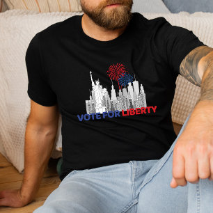 Camiseta Elecciones 2024 por la libertad patriótica de Nuev