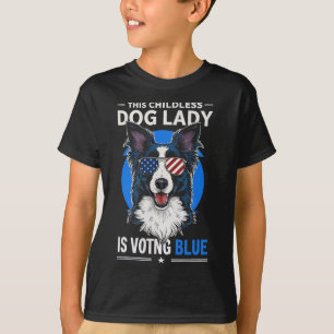 Camiseta Elecciones de Dama de Perro 2024 Feminista Demócra