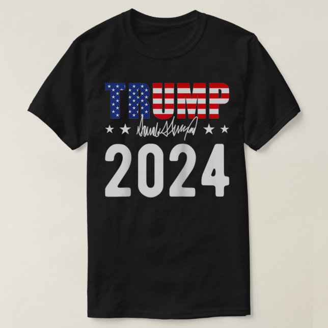 Camiseta Elecciones de Donald Trump en Estados Unidos 2024 (Diseño del anverso)