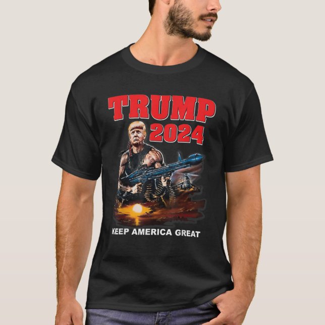 Camiseta Elecciones de guerreros de Trump 2024 traen a Esta (Anverso)