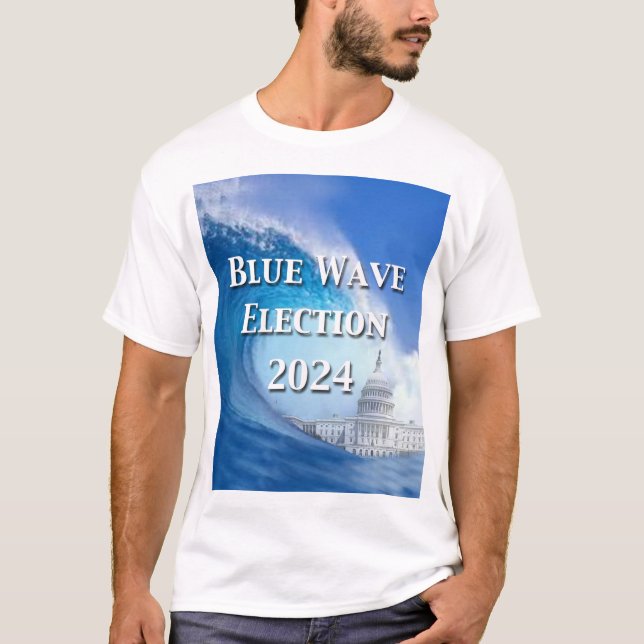Camiseta Elecciones de Ola Azul 2024 (Anverso)