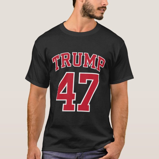 Camiseta Elecciones de Trump 2024 Victoria 47 Presidente In (Anverso)
