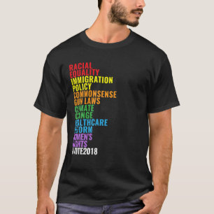 Camiseta Elecciones demócratas progresistas de mitad de per