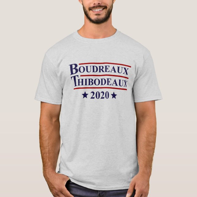 Camiseta Elecciones en Louisiana 2020 - Boudreaux y Thibode (Anverso)