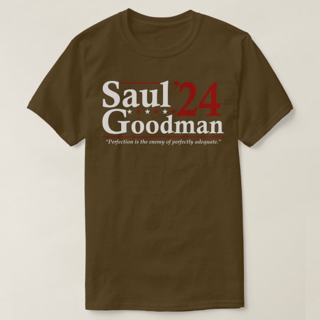 Camiseta Elecciones graciosas para Saul Goodman 24 (Diseño del anverso)