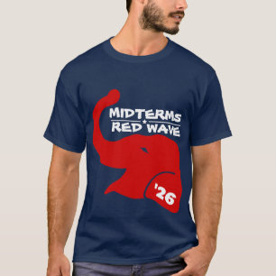 CAMISETA ELECCIONES INTERMEDIAS 2026 OLA ROJA