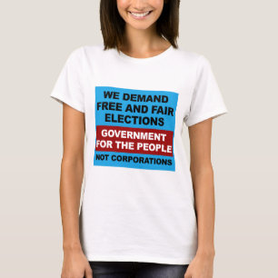 Camiseta Elecciones libres y justas