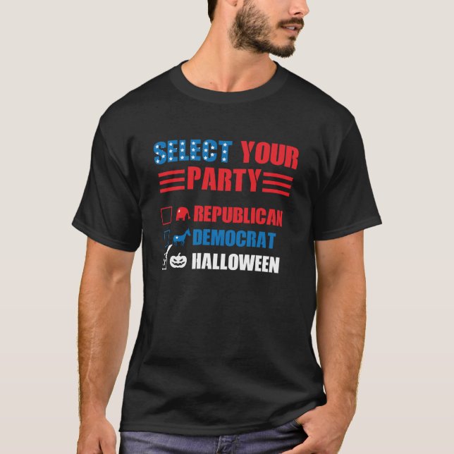 Camiseta Elecciones políticas divertidas para el partido de (Anverso)
