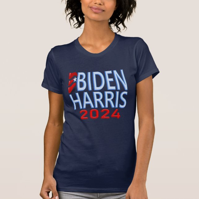 Camiseta Elecciones presidenciales de Biden Harris 2024 (Anverso)
