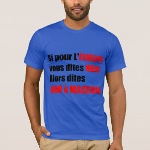 Camiseta Elecciones presidenciales de Francia 2017 - Blue M
