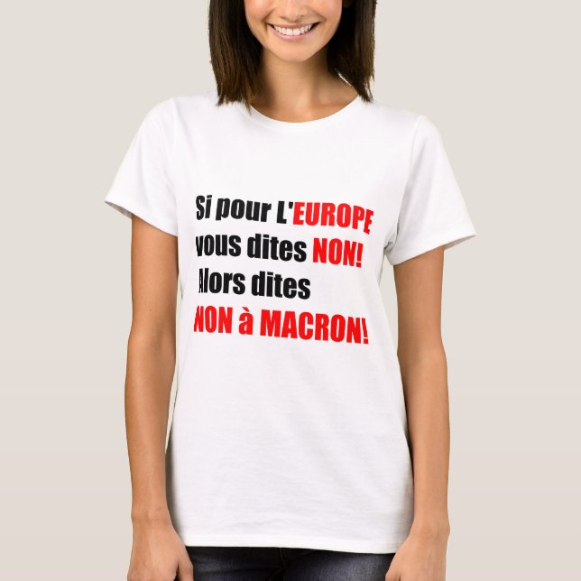 Camiseta Elecciones presidenciales de Francia 2017 - Mujere (Anverso)