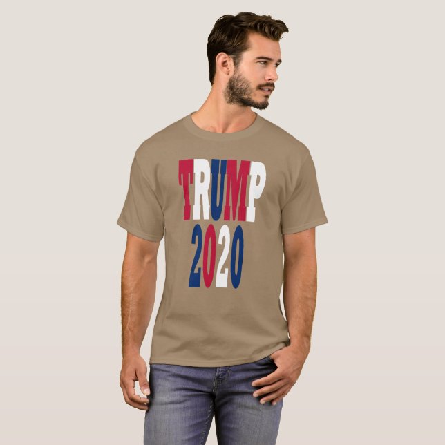 Camiseta Elecciones presidenciales de Trump en 2020 (Anverso completo)