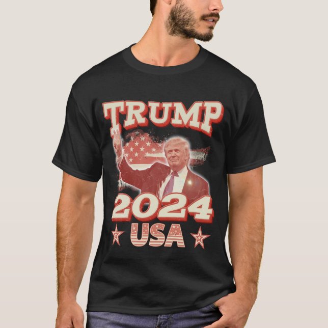 Camiseta Elecciones Trump 2024 (Anverso)