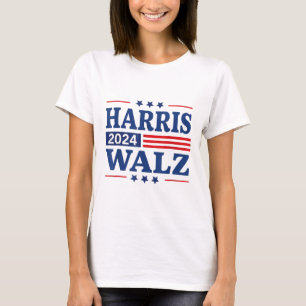Camiseta Elecciones Waltz-2024 Kamala Harris Tim Waltz-24