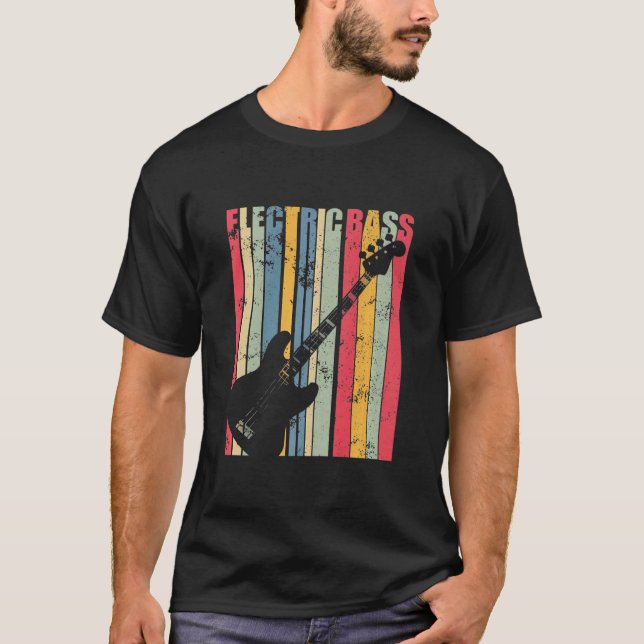 Camiseta Electric Bass Guitar Gift s Guitar Gift for Men (Anverso)