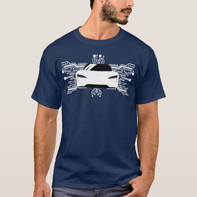 Camiseta Electric Car Drivehe Future Zero Emissions Owner f (Anverso)