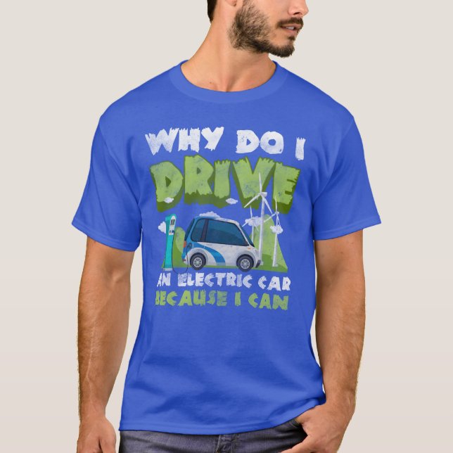 Camiseta Electric Car Electromobility Performance Efficient (Anverso)