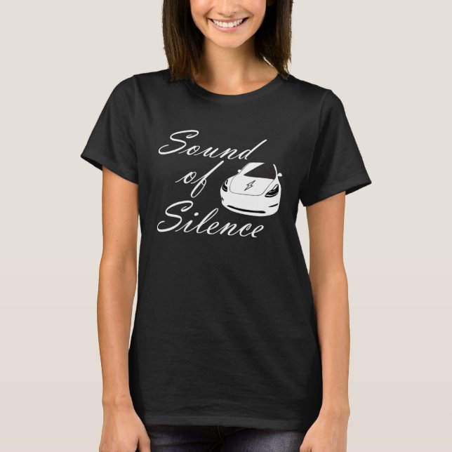 Camiseta Electric car  sound of silence energy turn (Anverso)
