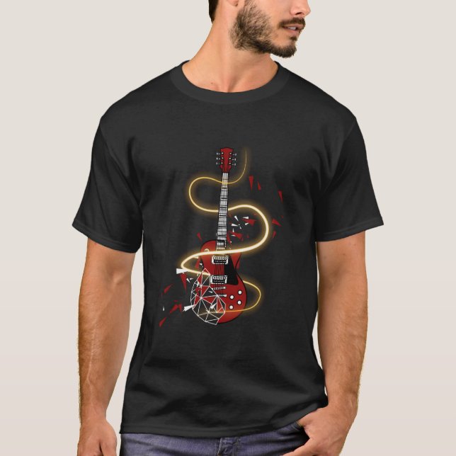 Camiseta Electric Guitar Guitarist (Anverso)