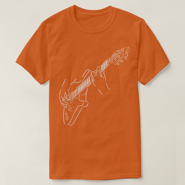 Camiseta Electric guitar music  (Diseño del anverso)