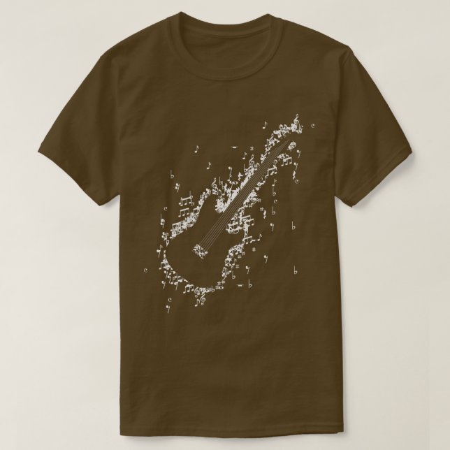 Camiseta Electric Guitar Music269 (Diseño del anverso)