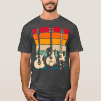 Electric Guitar Player Guitarist Rock Musician Ret