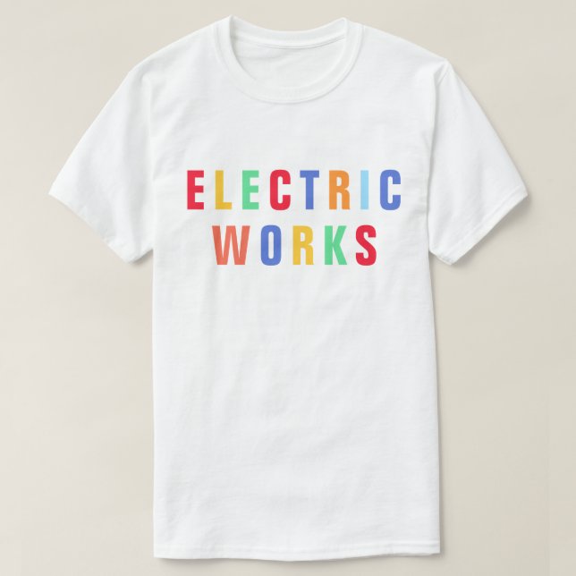 Camiseta Electric Works™ (Diseño del anverso)
