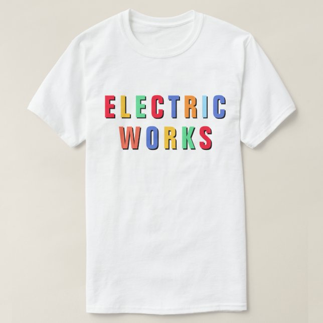 Camiseta Electric Works™ (Diseño del anverso)