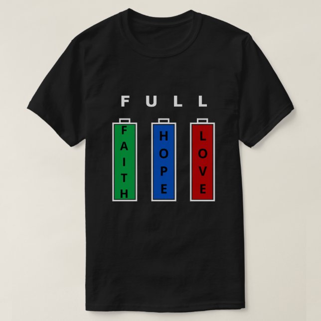 Camiseta eléctrica con texto - Personalizable (Diseño del anverso)