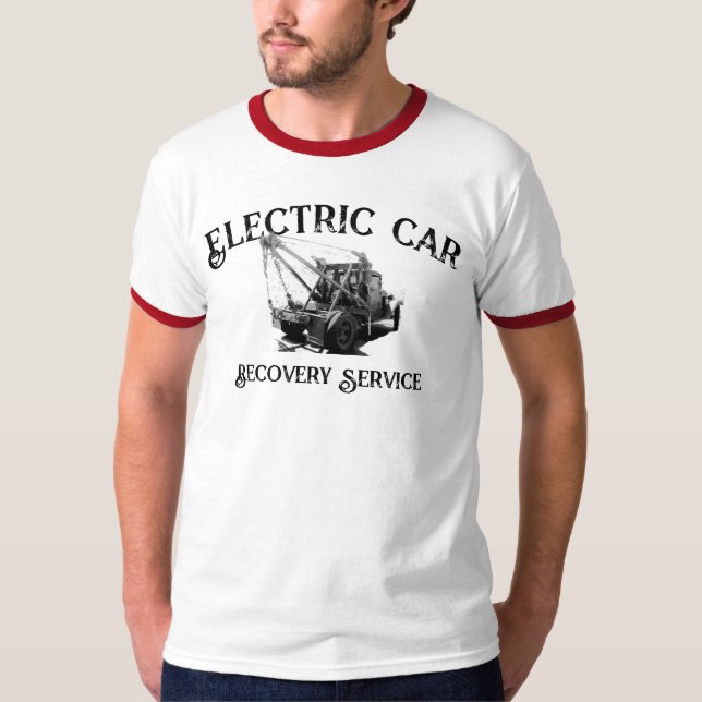 Camiseta eléctrica de recuperación de automóviles (Anverso)
