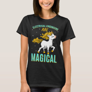 Camiseta Electrical Engineers Are Magical Unicorn Job Engin