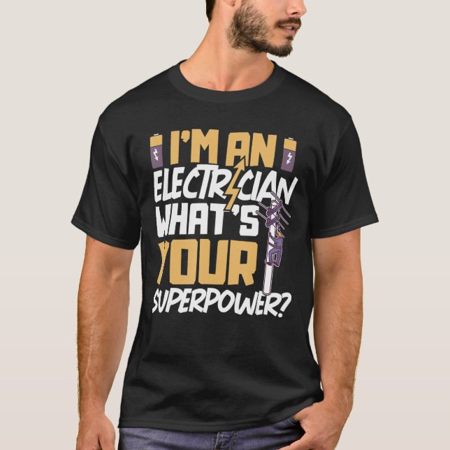 Camiseta Electrician Electrical Engineer Lineman Electrical (Anverso)