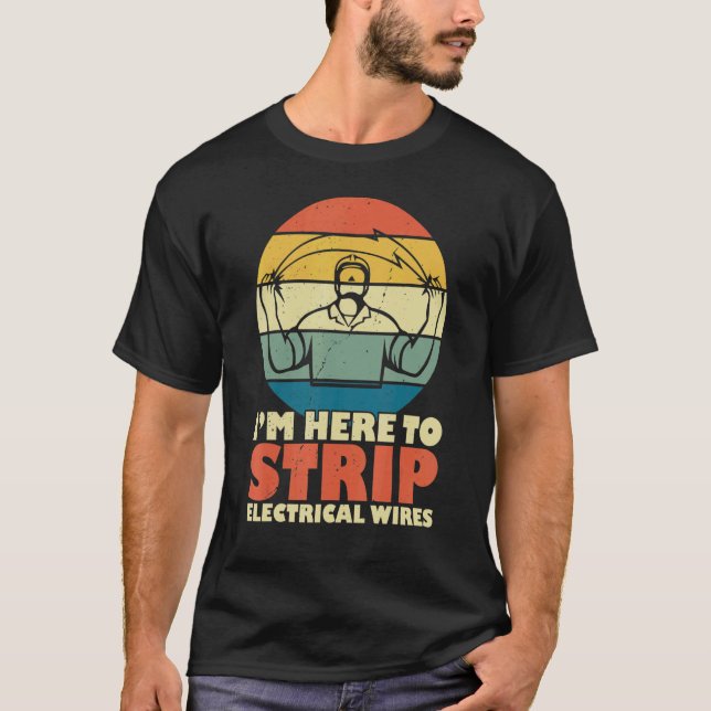 Camiseta Electrician Electricity electrician Lighting techn (Anverso)