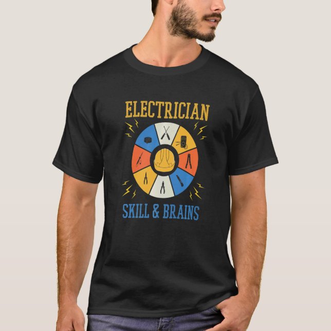 Camiseta Electrician Electro Craftsman Engineer Voltage (Anverso)