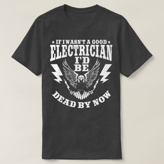 Camiseta Electrician Electrónica de Reparación (Diseño del anverso)