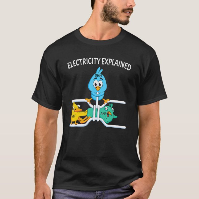Camiseta Electrician For Men Women Electricity Engineer Ner (Anverso)