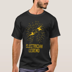 Camiseta Electrician Legend Craftsman Voltage Circuits