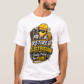 Camiseta Electrician Retirement Gift