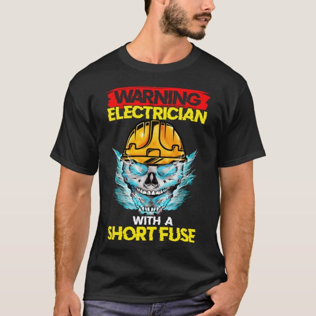 Camiseta Electricidad de espoleta corta (Anverso)