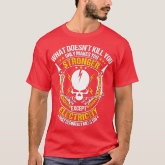Camiseta Electricidad divertida Sparky HumorTShirt