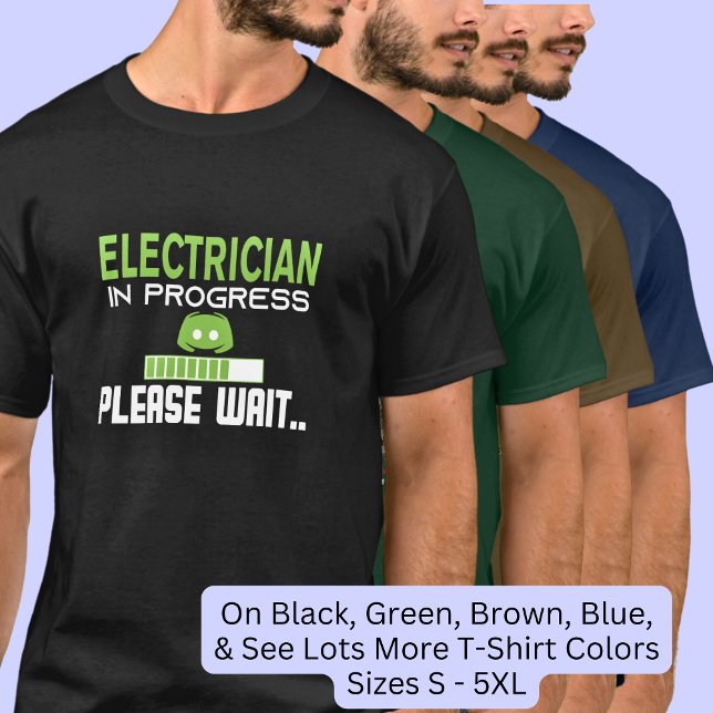 Camiseta Electricidad En Curso Por Favor Espere (Subido por el creador)