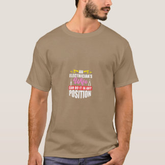 Camiseta Electricidad Esposa Cualquier Posición Graciosa DA