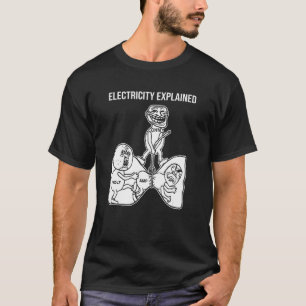 Camiseta Electricidad Explicada Física Nerd