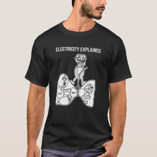 Camiseta Electricidad Explicada Física Nerd