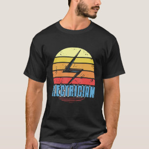 Camiseta Electricidad retro vintage alucinante diseño de Gu