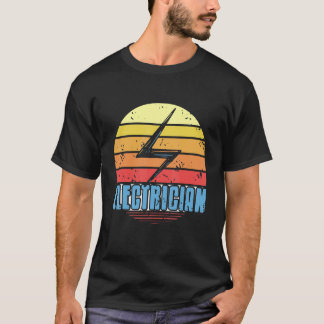 Camiseta Electricidad retro vintage alucinante diseño de Gu