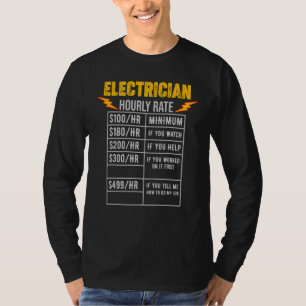 Camiseta Electricidad Wireman Lineman Power Current Expert 