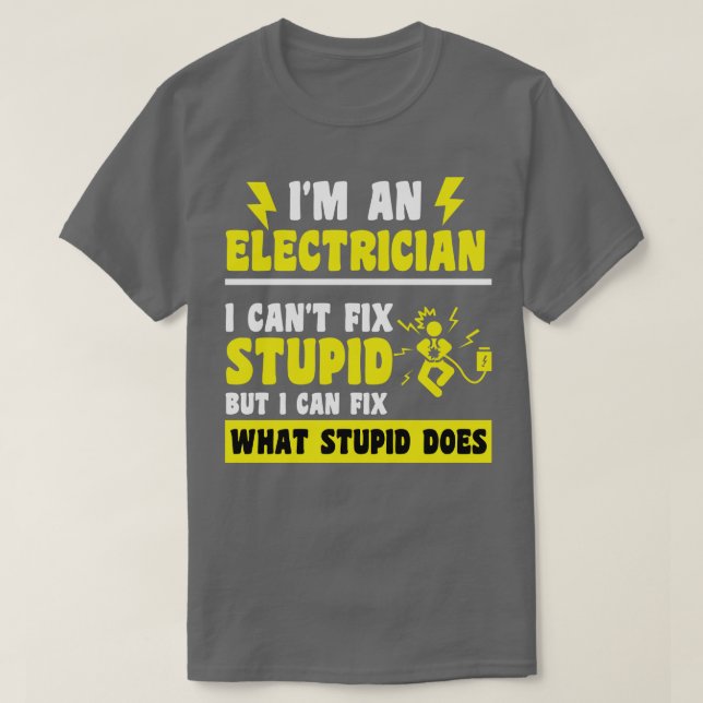 Camiseta Electricista 2 (Diseño del anverso)