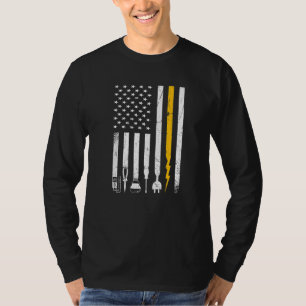 Camiseta Electricista Bandera de EE. UU. Herramientas de el